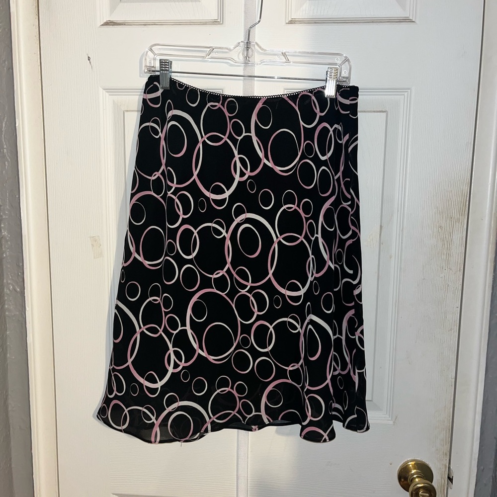George medium black midi skirt